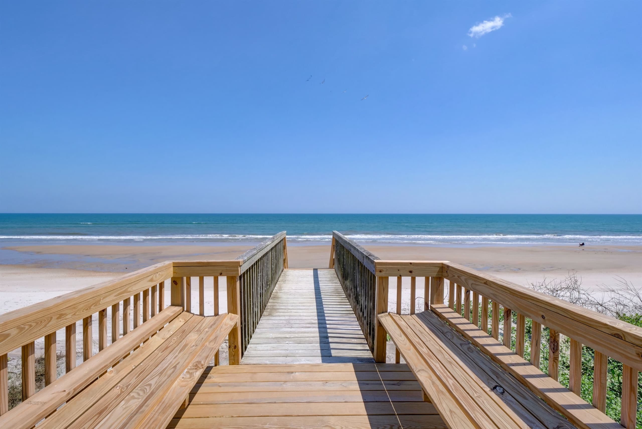 Private walkway to the beach at North Topsail